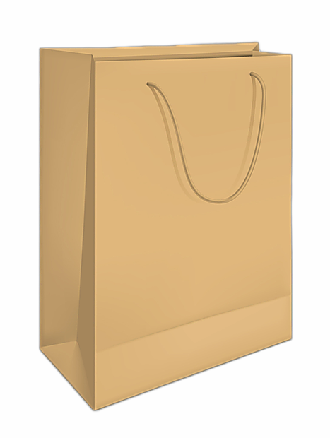 Structured euro-tote with a cord handle and rigid folded top